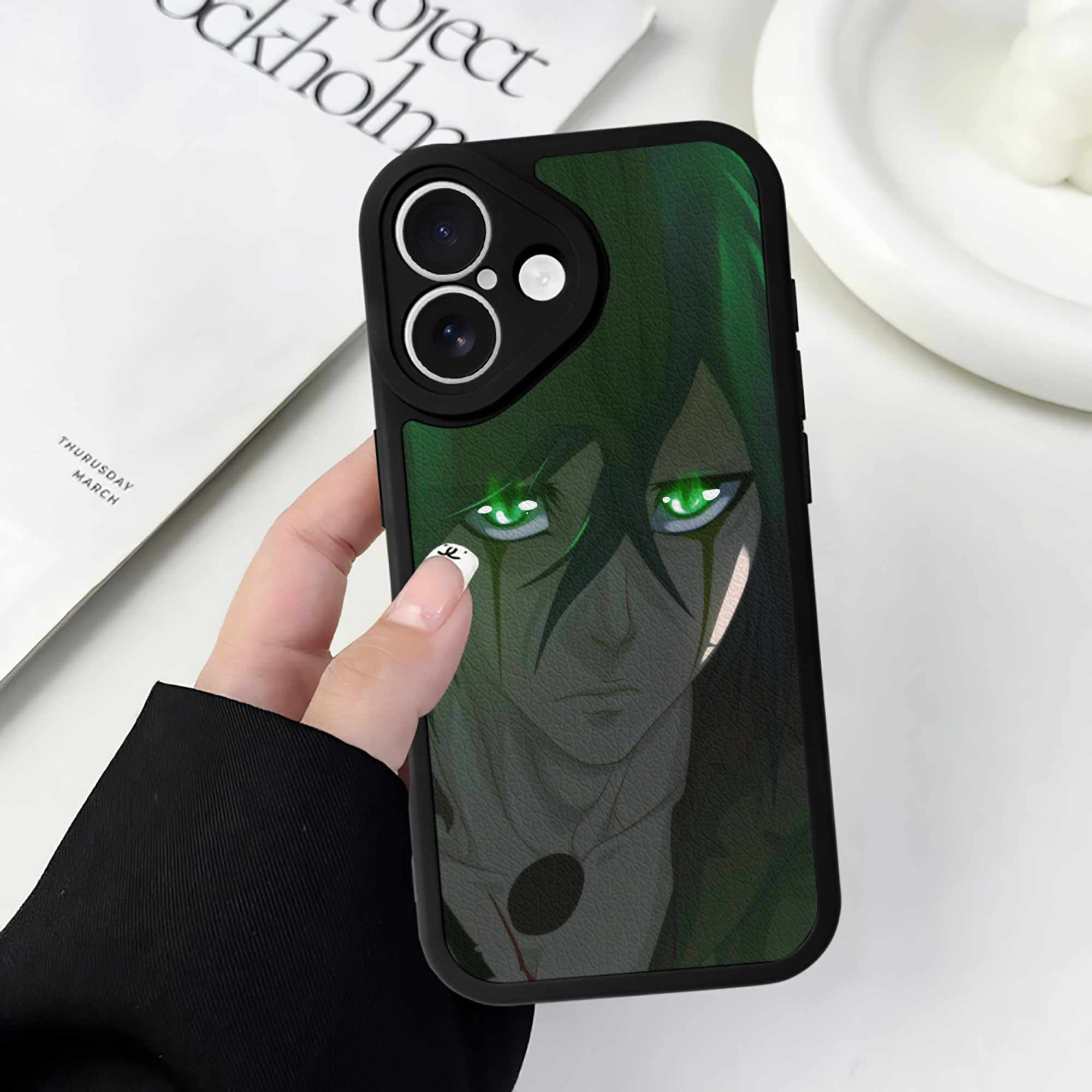 （画像用） ブリーチ BLEACH 【iPhone 16シリーズ対応】シリコンスマホケース（レザー調） 材質：シリコン